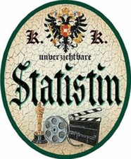 Nostalgieschild "Statistin" TV