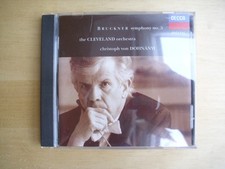 BRUCKNER Symphony No. 5 Cleveland Orchestra Christoph von Dohnányi Decca CD