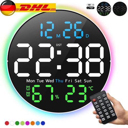 Große wanduhr digitaluhr - große,