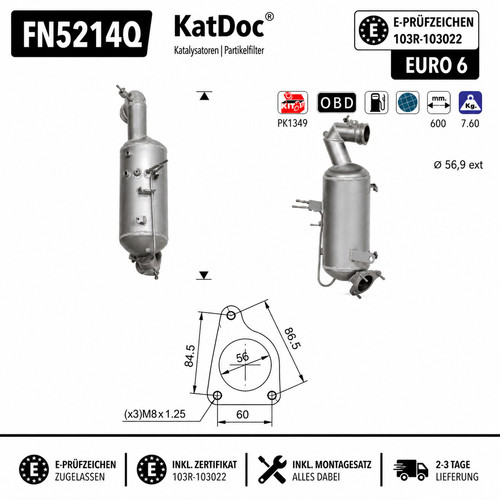 Dpf partikelfilter opel - dpf,