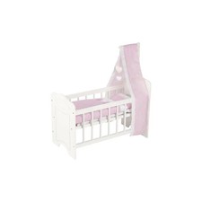 Puppenbett mit Himmel und