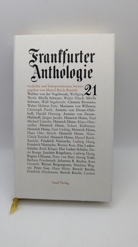 Frankfurter anthologie band - frankfurter, anthologie.