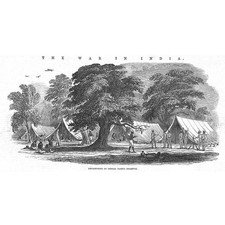 The War in INDIA Encampment of