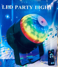 Discokugel, 360° Rotierende Musik Activated Discolicht LED Party Lampe Mit Fernb