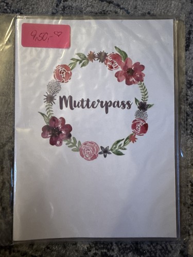Mutterpasshülle neu - mutterpasshülle,