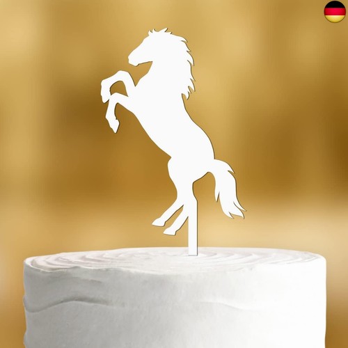 Cake topper pferd springendes - topper,