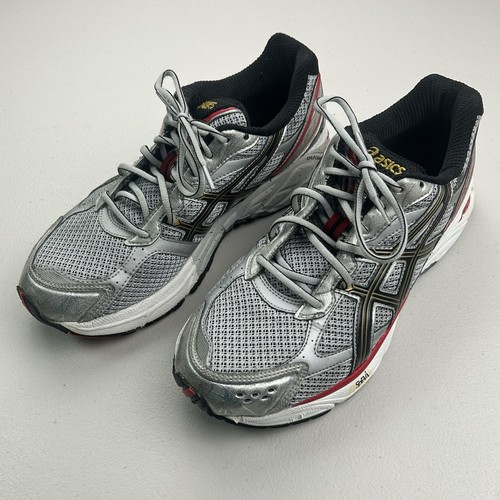 Asics gray red gel - asics,