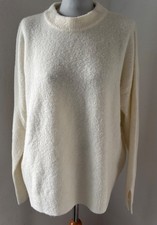 KAREN BY SIMONSEN Pullover Gr. M wollweiss Kuschelpulli