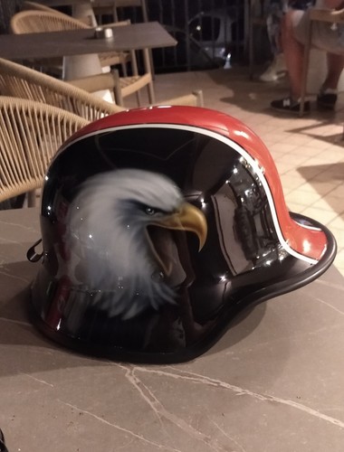 Harley davidson helm airbrush - helm,
