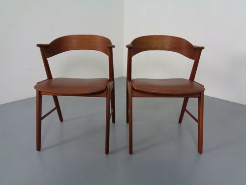 Danish teak dining chairs - danish,