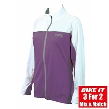 EIGO DAMEN FAHRRADJACKE MEDIUM LILA CYCLING BIKE MTB ROAD LANGARM