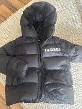 Dsquared2 Kinderjacke  Winter Jungen 8 Jahre 134 Schwarz