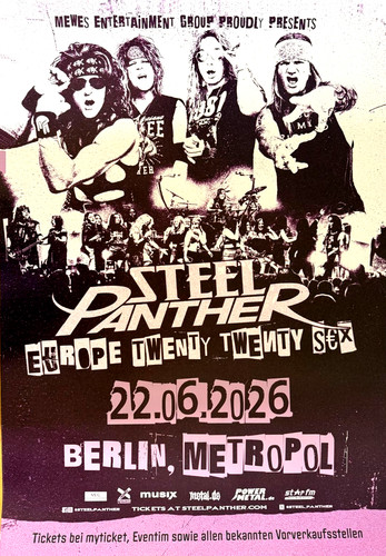 Steel panther 2026 berlin - steel,