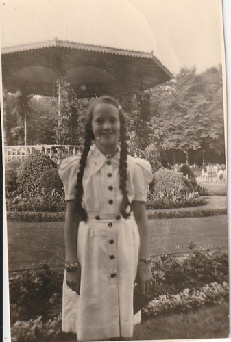 Vintage foto schönes mädchen - vintage,