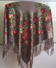 Ostern Geschenk Ukrainischer Russischer Tuch Pavlovo Stil 110x110cm M16