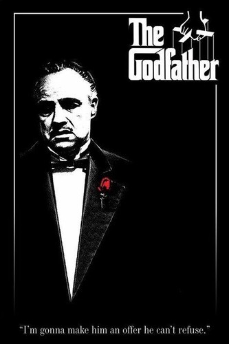 Der pate filmplakat red rose - der,