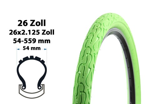 Zoll cruiser fahrrad reifen - 26,