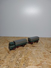 Wiking MB 1620 Planenhängerzug 2/2 grün