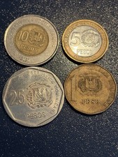 4 Münzen Dominikanische