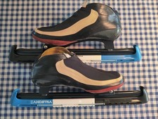 VIKING Eisschnelllauf Klappschlittschuhe Set (Schuhe + Kufen) Gr. 42