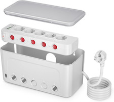 Kabelbox mit Steckdosenleiste