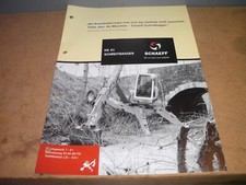 SCHAEFF HS 41 SCHREITBAGGER 4 SEITEN PROSPEKT/BROSCHÜRE