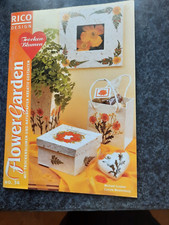 Flower Garden Mit Trockenblumen und Naturpapier kreativ  gestalten Rico Design