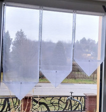 Scheibengardinen ohne Muster