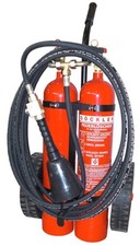 10 kg Kohlendioxid Feuerlöscher fahrbar EN 1866 CO2 Feuerlöscher für EDV