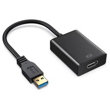 USB-auf-HDMI-Adapter, USB 3.0/2.0 zu HDMI 1080P HD Audio Video Grafik-Konve