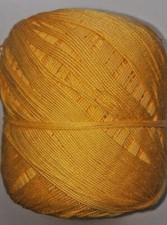 80g  Baumwolle gelb  / Filethäkelgarn / Garn zum Häkeln / Häkelgarn / Häkelwolle