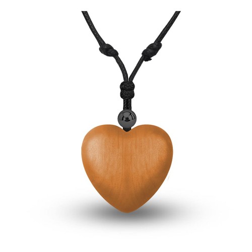 Holz anhänger herz - holz,
