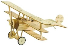 Fokker DR.I Flugzeug mini - Holzbausatz  Modellbausatz Simprop Electromic