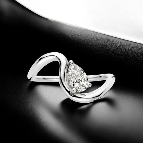 14k weißgold diamant - weißgold,