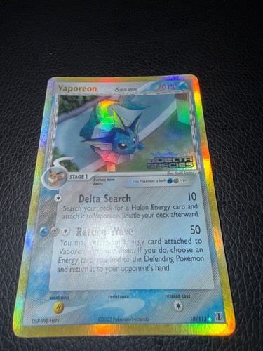 Vaporeon 113 stamped - 18/113, stamped/ex