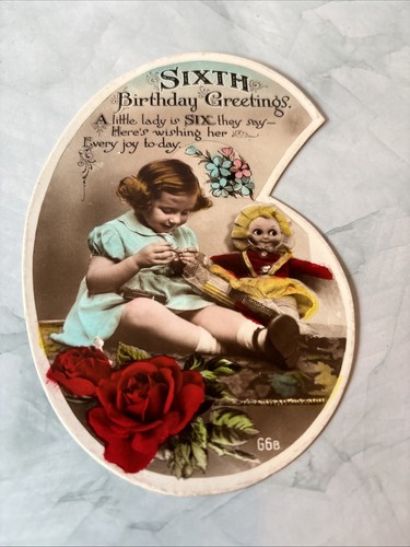 Edwardianische grußkarte - grußkarte, 6