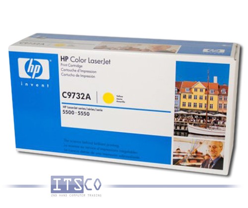 Toner yellow c9732a - toner,