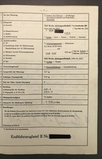 NSU Lambretta 1954 Papiere Pappbrief Kraftfahrzeugbrief Brief Fahrzeugbrief Krad