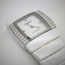 Rado Sintra Jubile Diastar Damen Armbanduhr Diamantverzierung Weiß