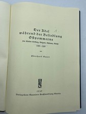Adel in Ostpommern 1250–1350  aus 1939  Kolberg Belgard Schlawe Stolp Pommern