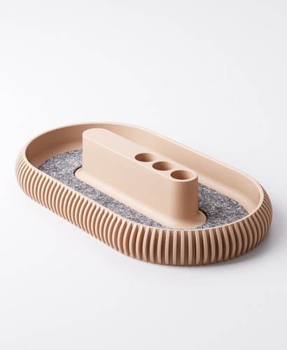 Stifteablage oval mit