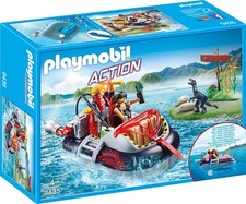 PLAYMOBIL 9435 Luftkissenboot mit Unterwassermotor  ab 4 Jahre Neu / Ovp