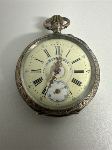 Antike silber taschenuhr - antike, silber-taschenuhr