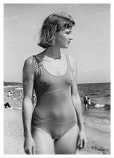 Vintage Foto SW Kunst  Frau