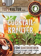 Topfkultur Saatscheiben  COCKTAIL-KRÄUTER- SAATSCHEIBEN SET- 18120