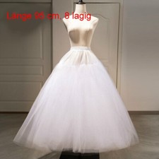 8-lagiger Braut Reifrock passend Brautkleid Hochzeitskleid ohne Schleppe RR28