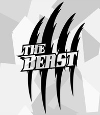 2x Monster Kralle Sticker