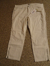 Heine Stretch 6/8 Bauchweg Hose/Jeans Mod. ALWA,Slim Fit Gr. 42 offwhite Neu PPF