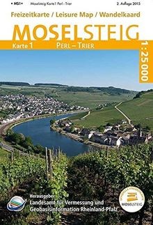 Moselsteig karte - karte, 1