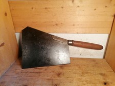 altes riesiges französisches Fleischerbeil Metzger Beil